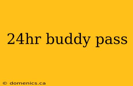 24hr buddy pass