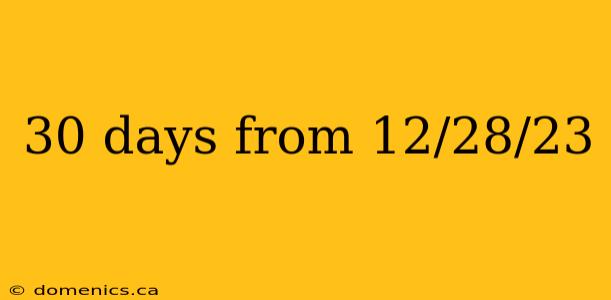 30 days from 12/28/23