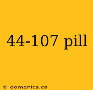 44-107 pill