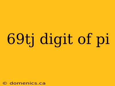 69tj digit of pi