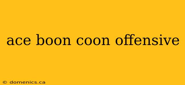 ace boon coon offensive