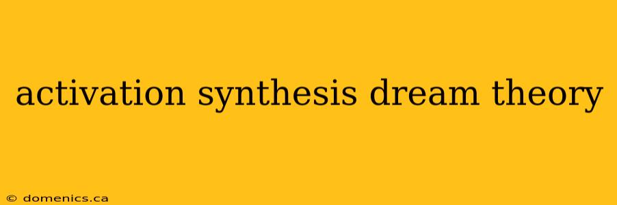 activation synthesis dream theory