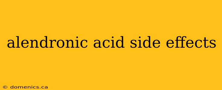 alendronic acid side effects