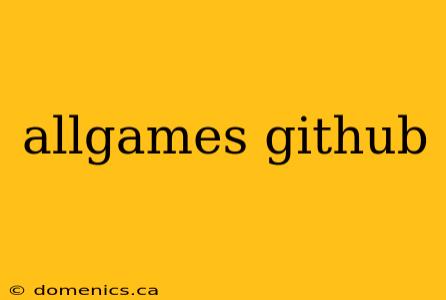 allgames github