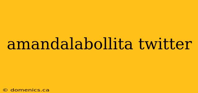 amandalabollita twitter