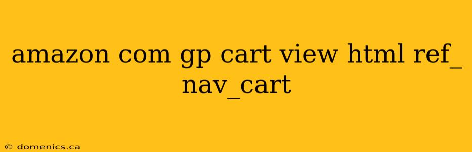 amazon com gp cart view html ref_ nav_cart