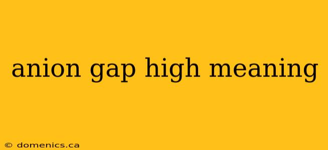 anion gap high meaning