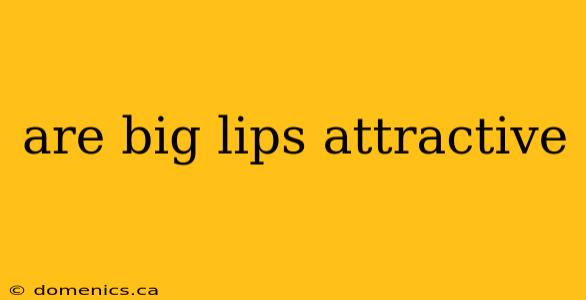 are big lips attractive