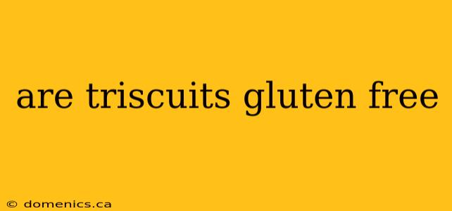 are triscuits gluten free