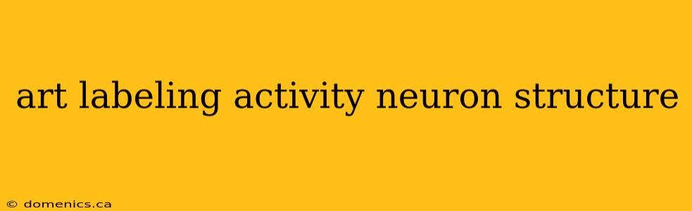 art labeling activity neuron structure