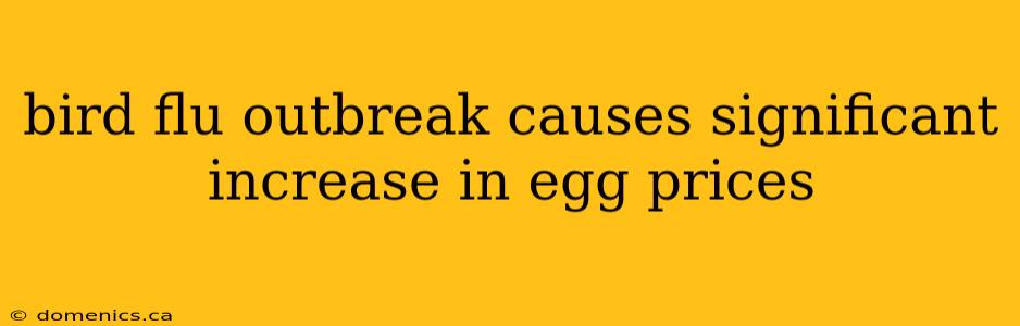 bird flu outbreak causes significant increase in egg prices