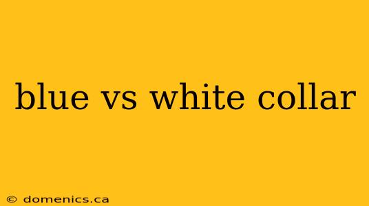 blue vs white collar