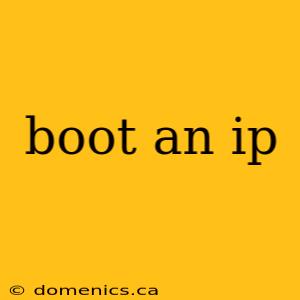 boot an ip