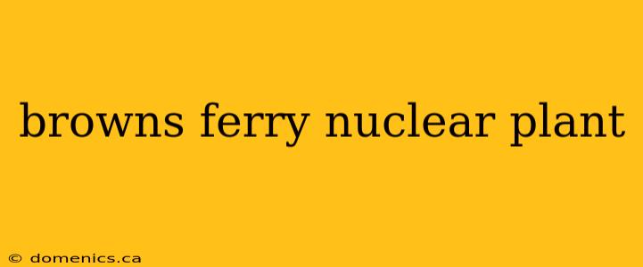 browns ferry nuclear plant