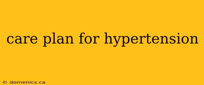 care plan for hypertension