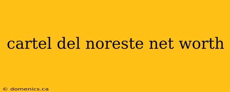 cartel del noreste net worth