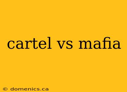 cartel vs mafia