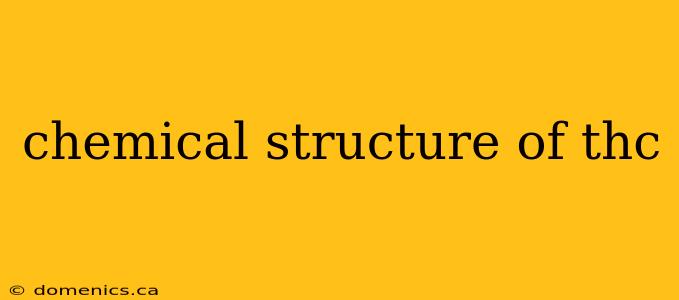 chemical structure of thc