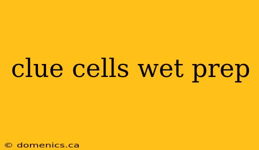 clue cells wet prep