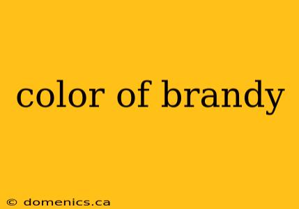 color of brandy