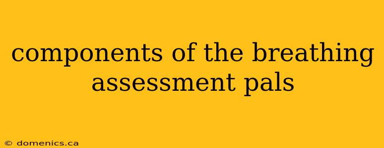 components of the breathing assessment pals