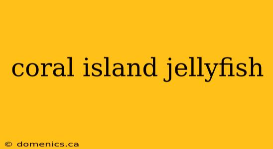 coral island jellyfish