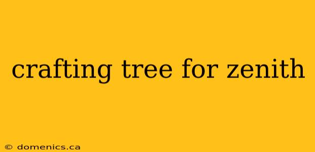 crafting tree for zenith