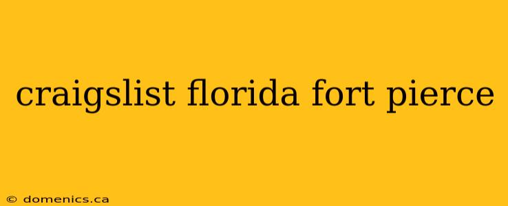 craigslist florida fort pierce