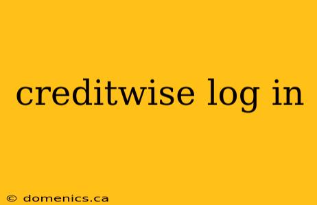 creditwise log in