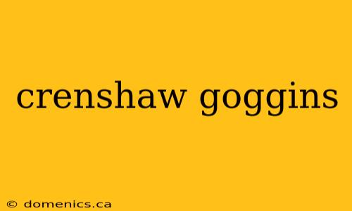 crenshaw goggins