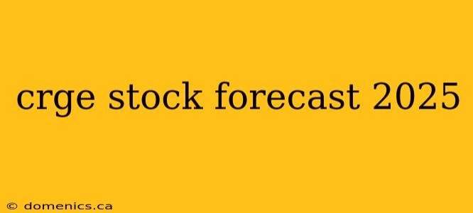 crge stock forecast 2025