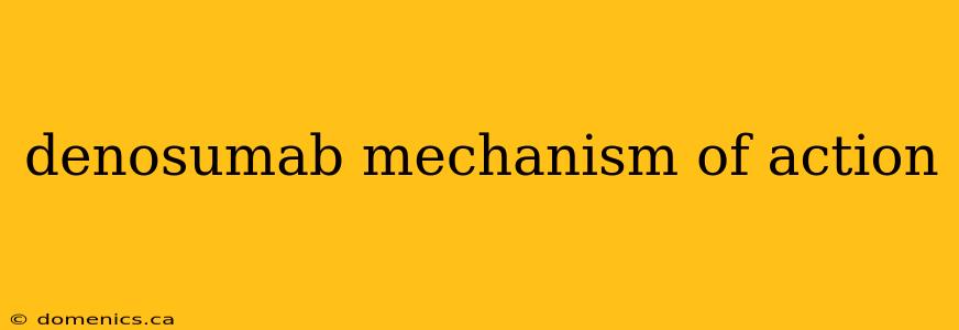 denosumab mechanism of action