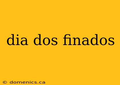 dia dos finados