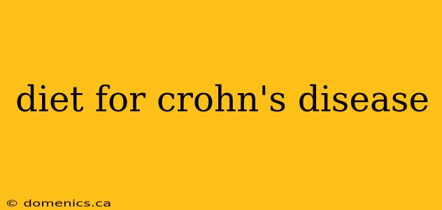 diet for crohn's disease