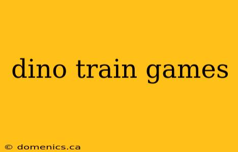 dino train games