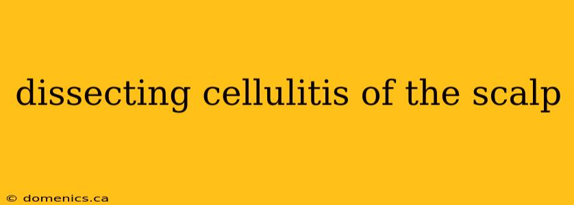 dissecting cellulitis of the scalp