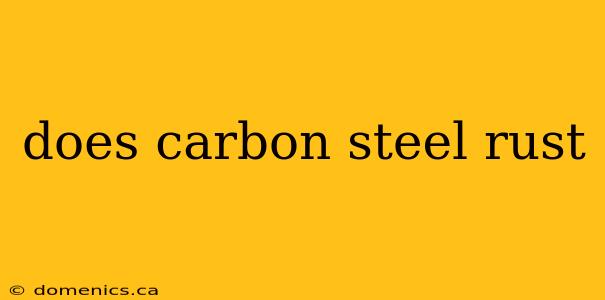 does carbon steel rust