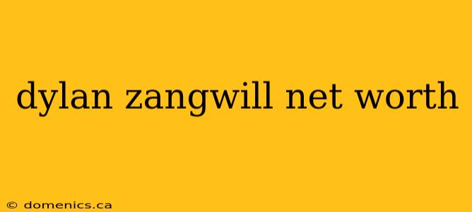 dylan zangwill net worth