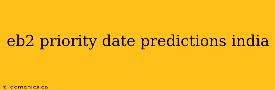 eb2 priority date predictions india