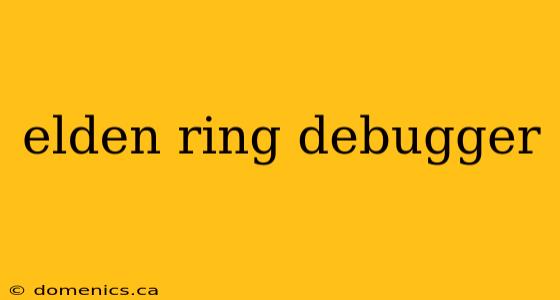 elden ring debugger