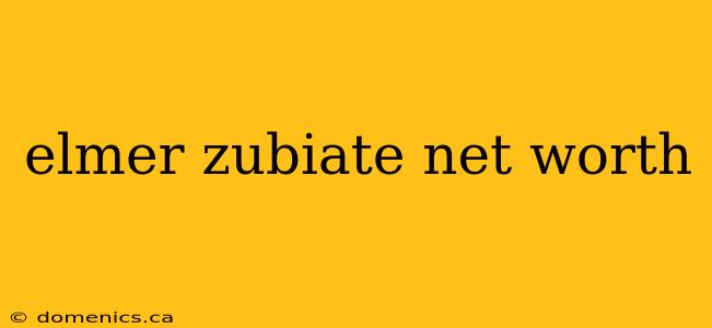 elmer zubiate net worth