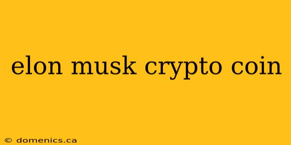 elon musk crypto coin