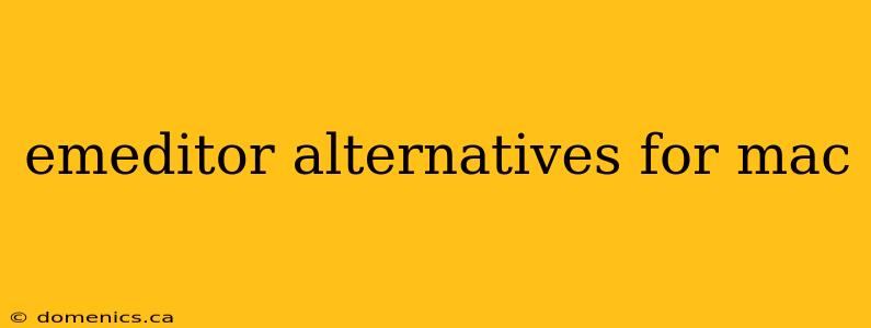 emeditor alternatives for mac