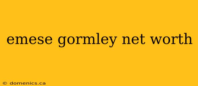 emese gormley net worth