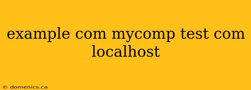 example com mycomp test com localhost