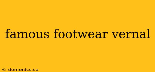 famous footwear vernal