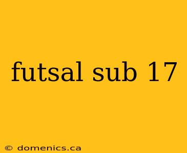 futsal sub 17