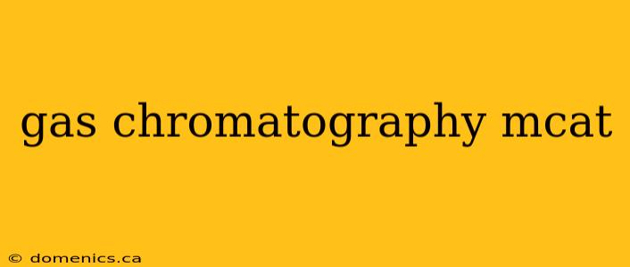 gas chromatography mcat