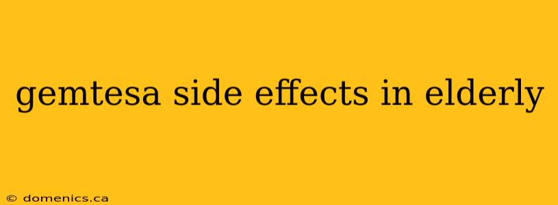 gemtesa side effects in elderly