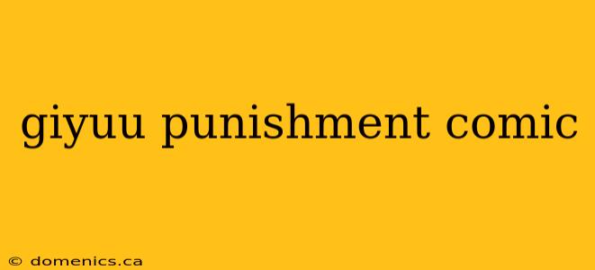 giyuu punishment comic